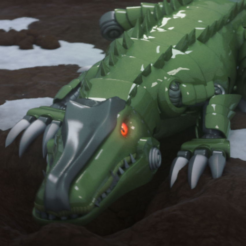 Angry Crocobot!